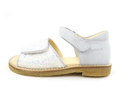Angulus ice blue sandal glitter